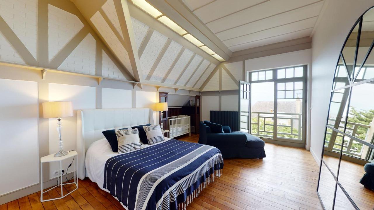 Les Roches Grises, Luxueuse Villa Face Mer, 4Etoiles, Spa Et Jardin Panoramique, Societe La Clef Decamp Granville Ngoại thất bức ảnh