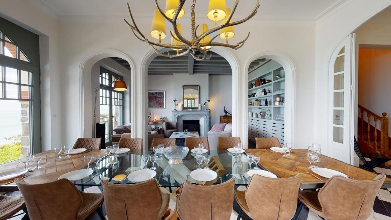 Les Roches Grises, Luxueuse Villa Face Mer, 4Etoiles, Spa Et Jardin Panoramique, Societe La Clef Decamp Granville Ngoại thất bức ảnh
