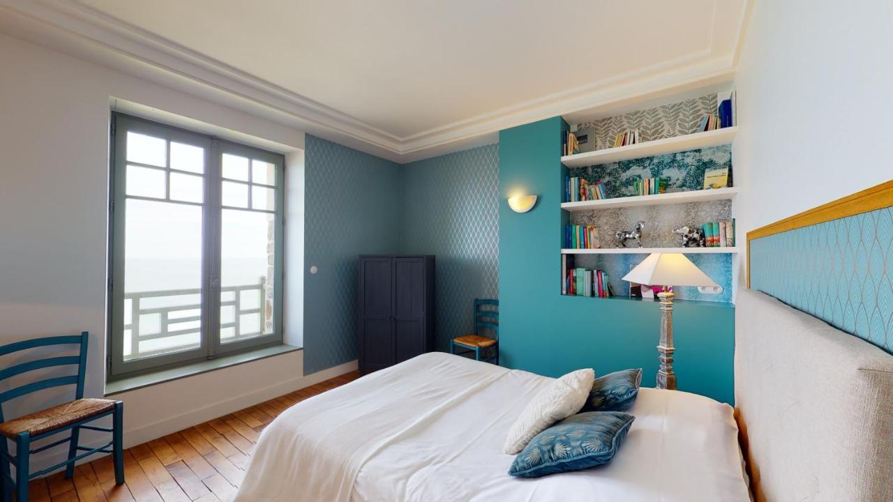 Les Roches Grises, Luxueuse Villa Face Mer, 4Etoiles, Spa Et Jardin Panoramique, Societe La Clef Decamp Granville Ngoại thất bức ảnh