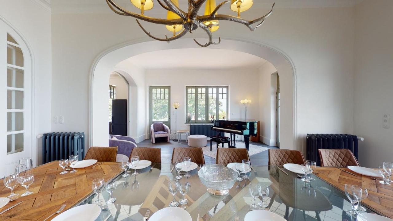 Les Roches Grises, Luxueuse Villa Face Mer, 4Etoiles, Spa Et Jardin Panoramique, Societe La Clef Decamp Granville Ngoại thất bức ảnh