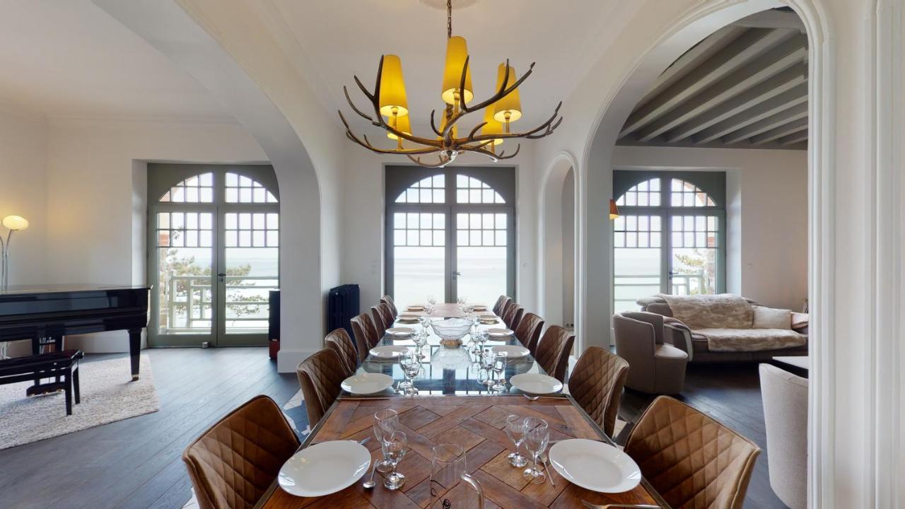 Les Roches Grises, Luxueuse Villa Face Mer, 4Etoiles, Spa Et Jardin Panoramique, Societe La Clef Decamp Granville Ngoại thất bức ảnh