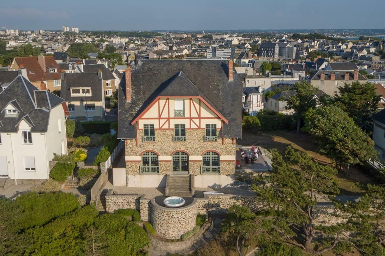Les Roches Grises, Luxueuse Villa Face Mer, 4Etoiles, Spa Et Jardin Panoramique, Societe La Clef Decamp Granville Ngoại thất bức ảnh