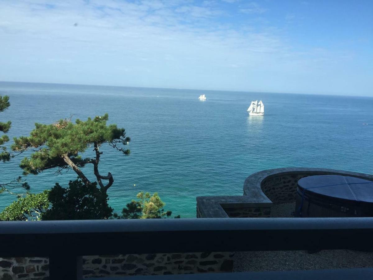 Les Roches Grises, Luxueuse Villa Face Mer, 4Etoiles, Spa Et Jardin Panoramique, Societe La Clef Decamp Granville Ngoại thất bức ảnh